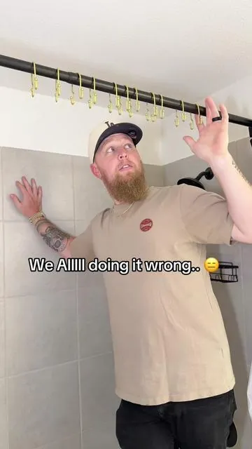 Why did this take so long!? #shower #showercurtain #homedecor #tiktokshopcreatorpicks #homehacks 