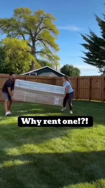 Backyard party season just got cheaper why rent a tent for one weekend when you can own one for less? #partytent #graduationparty #backyardparty #partyideas #outdoorparty 