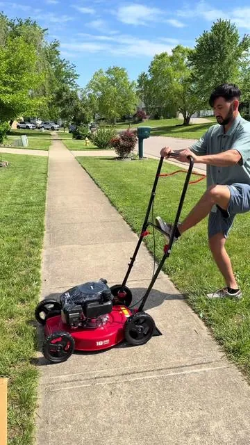 PowerSmart Lawn Mower Gas Power.Lawn care, Grass cutter.  #lawncare #lawnmower #grasscutting #lawn #tiktokshopcreatorpicks  @Powersmartusa 