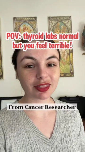 Thyroid labs are normal yet you still feel something is wrong? You might be low on cofactors! #thyroidproblems #thyroidhealth #womenover40 #holistichealth #multivitamins #newchapter