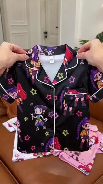 2 pieza ropa de dormir infantil con camiseta manga corta, shorts, personajes de estrellas y cintura elástica #kinderswim #babytrend #babyootd #stylishkids #outfitbaby #azulitokids #outfitjuvenil #playaoutfits #sheinootd #kidcrafts
