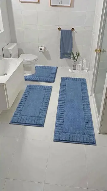 Found these amazing rugs from the TikTok shop! They come in three different pieces, are super soft, and even have a  non-slip backing. You’ll love how they transform your bathroom. Check them out by clicking the link below! #kitchenmats #arearugs #diybabyshower #luxurybath #bathdecor #washablesofacovers #showermusthaves #carpetshampoo #homeflooring #extracushionkitchenmats #SummerVibes