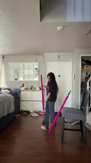set my pole up with me!