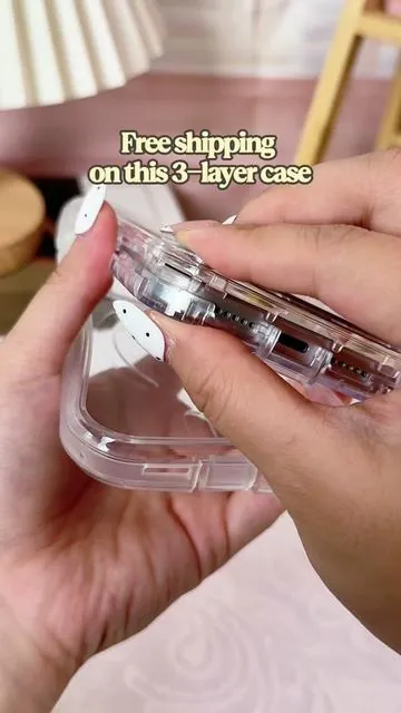 Free shipping on this 3-layer case#ThreeLayerPhoneCase #MagSafeProtectiveCase #ShockproofiPhoneCase #CutePhoneCase2026#summervibes 
