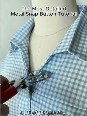 Not sure how to use this metal snap kit? Let’s break it down ✨ #FiveClawSnap #DIYTutorial #ClothingHacks #tiktokshop
