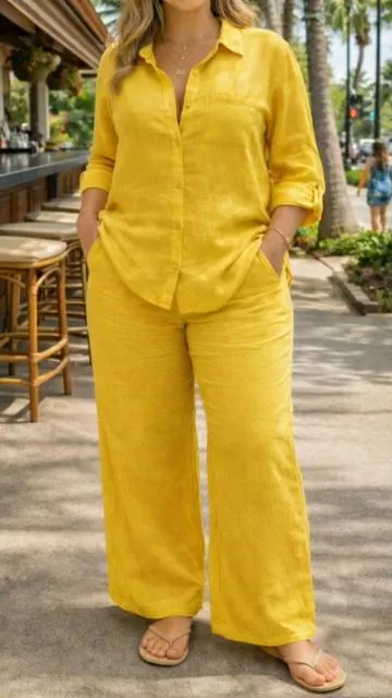 #tiktokshopfalldealsforyou  #spolightfinds #blackfriday #dealsfordays#TikTokShp#foryou#fyp#fashion#TikTokFashion#womanfashion#elegant#vibe#outfitinspo#vibes#tiktokshopholidayhaul#summer#Summervibes #2pieceset#pants#shirt#longsleeve 
