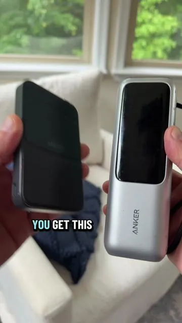 You get a free anchor wireless charger with the 25,000 mil amp power portable power pack! This is the ultimate travel charger and an unbeatable deal. #anker #ankerlaptopcharger #ankerpowerbank #travelcharger @ANKER 