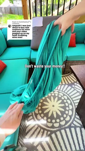 Replying to @Hankthedal🗝️ Patio furniture prices are honestly ridiculous right now, so if your cushions are faded, stained, or just don’t match your space anymore… these cushion covers are SUCH an easy fix. They stretch over your existing cushions and make everything look cleaner, newer, and way more put together without replacing the whole set. Perfect timing for spring and summer outdoor season too. ✨ 4/8/12/14 Piece Set High Elasticity Outdoor Sofa Cushion Covers, Soft Washable, All-Seasons, Fashionable and Durable #SummerVibes #tiktokshopcreatorpicks #WeeklyDeals #backyardvibes #patiomakeover 