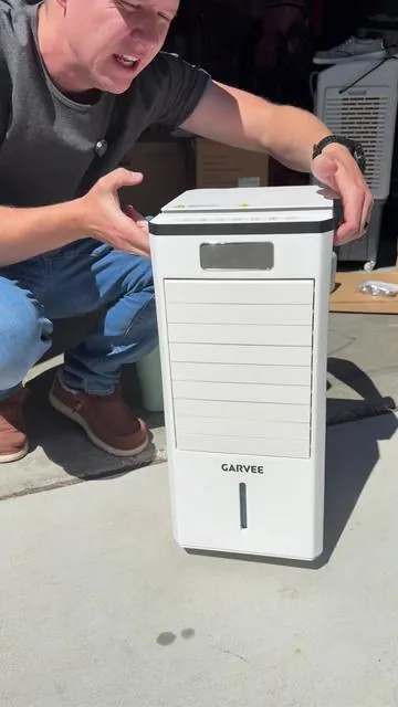 Portable swamp cooler #portableswampcooler #evaporator #portableac #heatwave 
