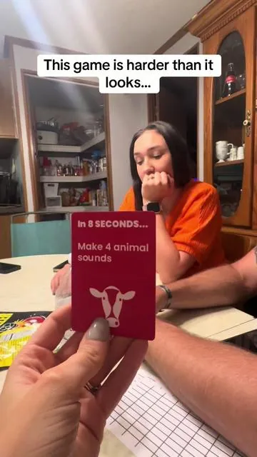 Give me a time limit and suddenly I’ve forgotten everything I ever knew 😅 #slamthebuzzer #GameNight #familygames #cupidscardgames 
