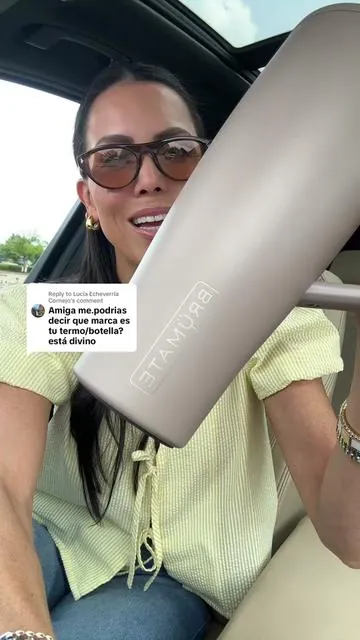 Replying to @Lucía Echeverría Cornejo @BrüMate amo!!! #brumate #tumbler #waterbottle #tiktokshop 