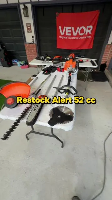 VEVOR  6-in-1 Multi-Functional Trimming Tools with Gas Hedge Trimmer, Summervibes, Weed Eater, String Trimmer, Brush Cutter, Pole Saw Chainsaw VEVOR Super Brand Day #tiktokshopdealsforyou #Summervibes #tiktokshopcreatorpicks #polesaw #stringtrimmer 