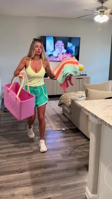 I really thought I was THAT girl, and then I send my toddler to swim in a soggy diaper 🥴😂💀 #toddlersoftiktok #sahm #momof3 #swim 