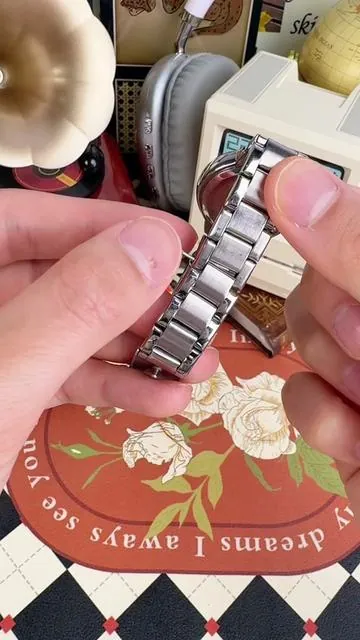 This amazing little watch band adjuster is a total daily essential ⌚🔧 Easily resize and shorten almost any watch strap all by yourself at home! #WatchStrapAdjustment #WatchBandRemoval #TikTokShop #Watch #fyp