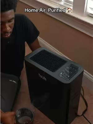 Smoke test 🚭 #tolifeairpurifier #airpurifier #tolifetzk2 #airpurifiers #summervibes 