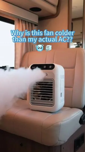 This USB rechargeable mini air conditioner fan is the real deal #MiniAirConditioner #PortableAirCooler #RoomCoolingHack #3in1Cooler  #summervibes 