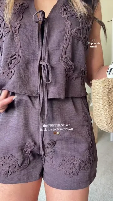 Replying to @kaylaskon I’m sorry, those details?! literally stunning!! ✨  #twopieceset #summeroutfits #tiktokshopdealsforyou #tiktokshopsummerturnup #tiktokshopmemorialday 