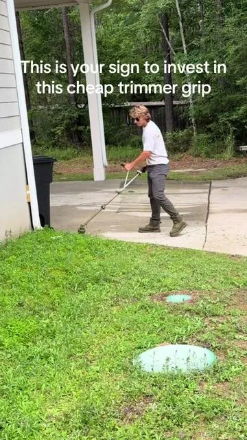 Save your back! This tool allows you to stand straight up causing zero back pain. I’ve seen these before and regret just now buying this tool #tools #lawn #lawncare #yardwork #fyp