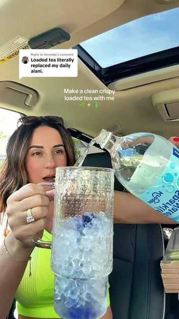 Replying to @itsrondaj finally a clean energy drink!! 🙌🏼 #loadedteas #momfuel #cleanenergydrink #loadedteasathome #alaninuenergy 