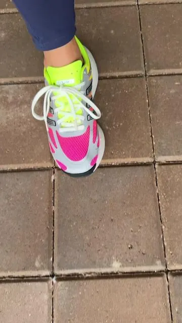 This  is the sneaker that instantly turns a basic outfit into a full vibe. The bright pink and yellow color combo gives major sporty streetwear energy while the lightweight cushioning and rocker sole make them insanely comfortable for all-day wear. Perfect for travel days, running errands, casual walks, theme parks, teacher outfits, airport looks, athleisure styling, concerts, festivals, or everyday mom life when you still want your outfit to feel fun and put together. These have that retro running shoe aesthetic that’s trending everywhere right now, but with the comfort level of a true walking sneaker.  @@SHOEBACCA ##summervibe##tiktokshopmemorialday ##AdidasSneakers##runningshoes ##AthleisureStyle