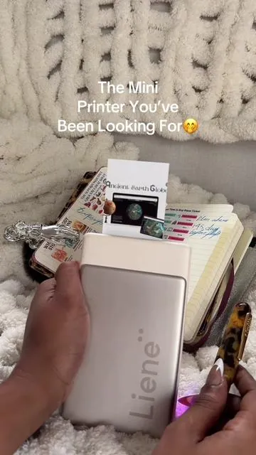 I say it all the time but the @Liene Life Pearl N200 is truly my fave mini printer! It’s so easy to use and refill! #mini #miniprinter #travel #photo #print 