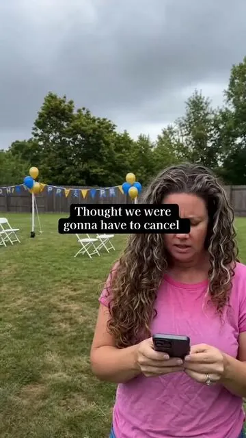 The Weather app almost ruined graduation weekend. Now this can be 10 comes out for every party, cookout and family gathering. #summervibe #tiktokshopsummerglow #backyardparty #canopytent #graduationparty  