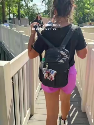 I wanted something compact and cute… but still functional enough for real life ✨ and this little backpack FITS IT ALL! 👏 

#momlife #boymom #outfitsforwomenover30 #minibackpack #pursecollection 