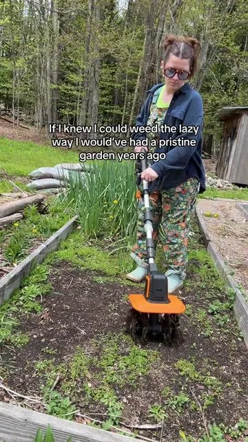 This cordless tiller just made gardening so much easier this year