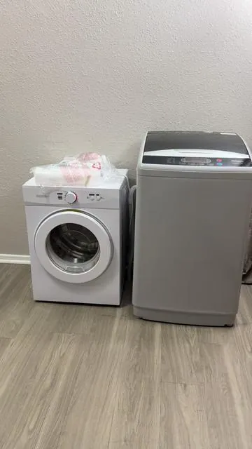 ROVSUN 25LBS Full Automatic Washing Machine and 1.8CuFt Portable Clothes Dryer Set, Compact Laundry Washer and Dryer Combo Set with Stainless Steel Inner Tub, for Apartment, Dorms, Home . . . . . #secadoraparaapartamentos  #lavadoraparadepartamentos  #lavadora  #secadoraderopa  #paratiiiiiiiiiiiiiiiiiiiiiiiiiiiiiiiiii 