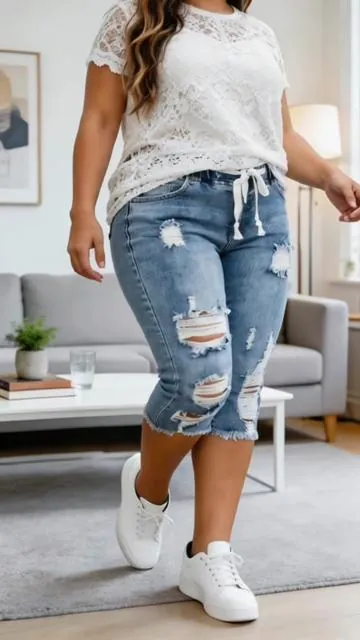 #DenimStyle #RippedJeans #CasualChic #EverydayOOTD