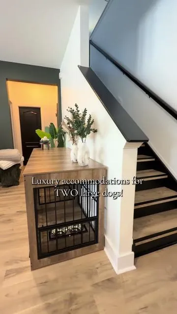 Furniture-style dog crate that actually looks good in your house. @Zzw Furniture Store  #dogcrate #petfurniture #tiktokshopcreatorpicks #summervibes #dealsforyoudays 