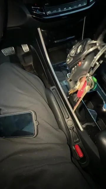 I can finally sit down without dropping my phone 😂 #seatgapfiller #caraccessories #carseatgapfiller #carmusthaves 