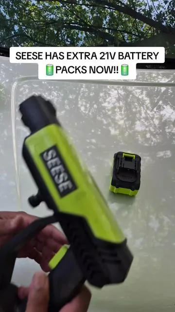 I ended up grabbing an extra SEESE 21V rechargeable battery pack so I can keep working without waiting on one battery to charge 😭 Super affordable, free shipping available, and it swaps out in seconds. If you already own the SEESE tools, these are definitely worth keeping on standby in the orange shopping cart. - #SummerVibes #MackMotivates #TikTokShopCreatorPicks #SeeseSuperBrandDay #ToolTok 
