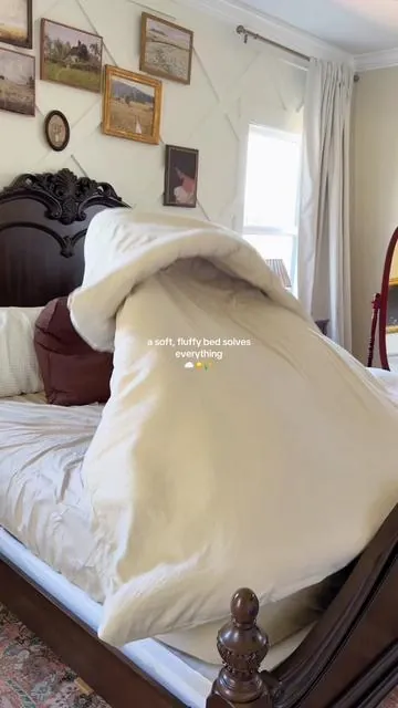 it’s truly an instant happiness 🥹 @Bedsure #cozyhome #comforterset 