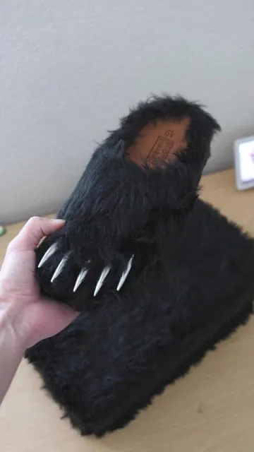 If you are looking for a truly unique piece of footwear to add to your collection, you absolutely need to check out these slip-on clogs from Bravest Studios! I have unboxed my fair share of sneakers, but I have never seen a pair arrive in a fully fur-covered shoebox before. The attention to detail is amazing before you even open the lid. These clogs are entirely covered in soft black fur and feature five solid metal claws on the front toe box, making them look exactly like a real bear paw. They are incredibly comfortable for lounging, but they also serve as a massive statement piece for any outfit. My absolute favorite feature about these specific clogs is that they are being sold directly by StockX. This gives me complete peace of mind knowing that my pair is fully authenticated and guaranteed to be the real deal right out of the box. #BravestStudios #BearClaws #FurryClogs #creatorsearchinsights #StockX
