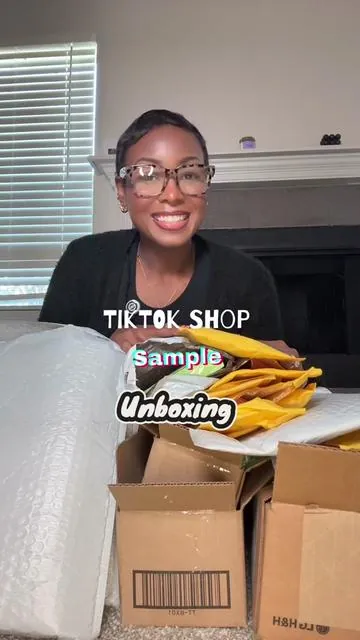 TikTok Shop Sample Unboxing  #tiktokshop #unboxing #freesample #productreview #sample 