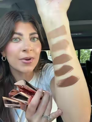 Replying to @𑣲𝓢𝓱𝓮𝓵𝓫𝔂 swatching all my LYS cream bronzing sticks for the sale #lysbronzingstick @LYS Beauty 