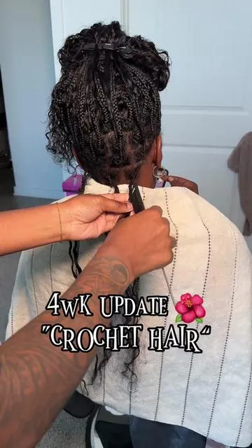 Definitely worth it!! Boho hair made reusable🔥 • • • • #miracleknots #crochethairstyles #crochethair #braids 