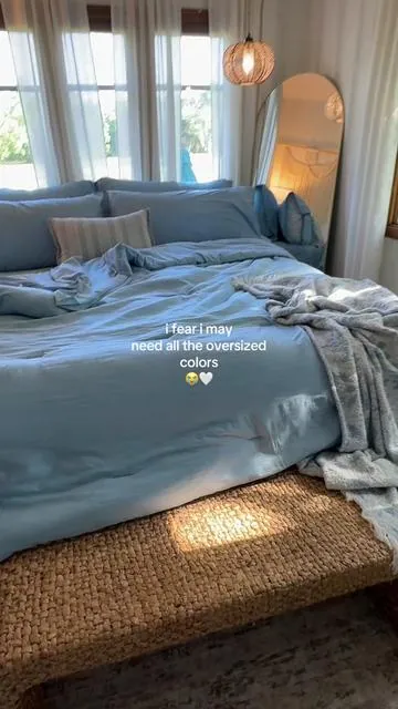 one of my favorite comforter sets🤍.    #dealsforyoudays #tiktokshopmemorialday #beddingrefresh #beddingdecor #comforterset 