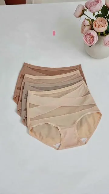 Suaves y transpirables sujetadores de cintura alta para mujeres, paquete de 5, uso diario, todas las estaciones #fashionlatina #sheinbikini #pijamamujer #jeanshighwaist #leggingsoutfit #printedwidelegpants #outfitscurvy #bolsasdemujer #lululemonleggins #womensclothe