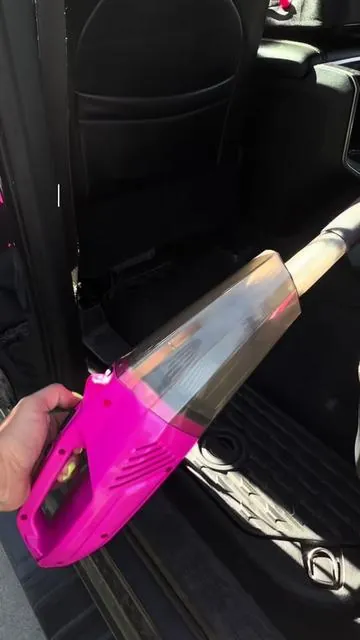 Guysss it’s PINK 😭✨ #pinkvacuum #pink #trucktok #asmr #summervibes☀️ 