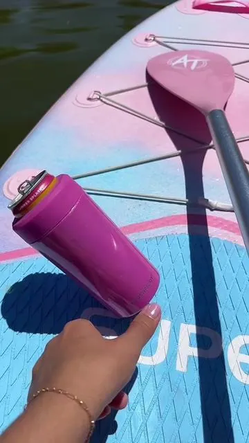 POV: you finally found a can cooler that actually keeps your drink cold and doesn’t leak everywhere 🙌 This MAXSO insulated can cooler seals the can completely, fits regular + slim cans, and even doubles as a tumbler. Perfect for pool days, beach trips, ball games, and chasing kids around in the heat 🧊🥤 #CanCooler #LeakProofCup #SummerMustHaves #BeachEssentials #Summervibes 