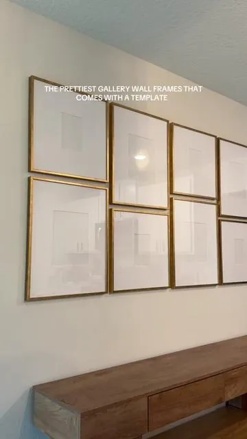 So quick and easy, I’m obsessed! #gallerywall #pictureframes #homedecor #walldecor #home 
