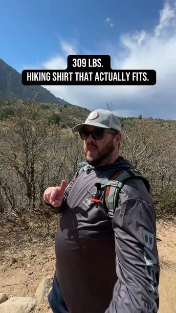 309 lbs and the sizes always stopped right before mine. First thing I’ve ever bought off TikTok Shop. It fits. Linking it for anyone who’s been to that rack. #plussizehiking #bigguyfitness #tiktokshopfinds #outdoorsforall #enjoytheride