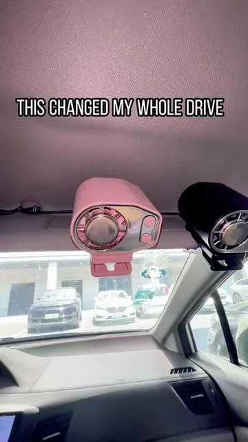 This fan is a lifesaver and it’s on sale rn!! #Joytutus #CarFan #caraccessories#summerhack #portablefan