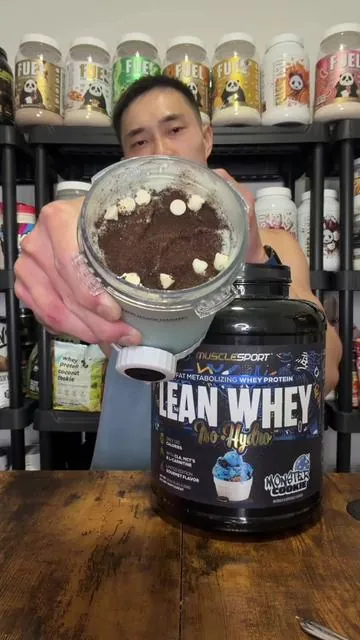 Replying to @J Gotta go with the Monster Size for the Monster Cookie Protein Powder from @MuscleSport®️  #monstercookie #musclesport #wheyprotein #proteinpowder 