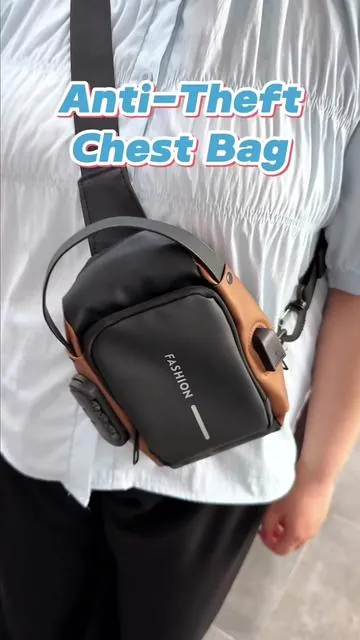 This anti-theft bag is way smarter than I expected 😳🎒 #chestbag #crossbodybag #TikTokMadeMeBuyit #summervibes #Hashtag 