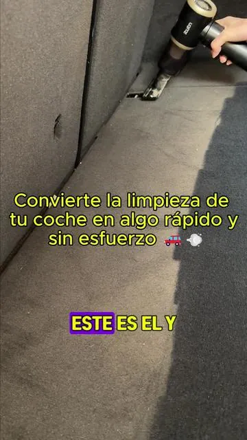 Convierte la limpieza de tu coche en algo rápido y sin esfuerzo 🚗💨#AspiradoraDeCoche #LimpiezaRápida #CocheLimpio 