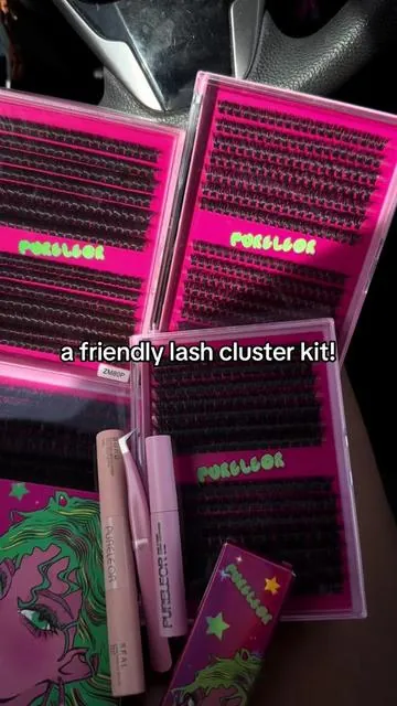 @PurePinkone #pureleorclusterlasheskit #pureleorlashes #lashclusters #lashmap #clusters 