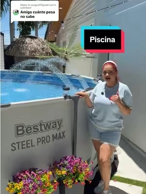 Replying to @osvgue97gmail.com Esta piscina Bestway trae estructura resistente, bomba incluida y diferentes tamaños para que conviertas cualquier patio en el spot perfecto para el verano 😭☀️ #abovegroundpool#summermusthaves#tiktokshopdealsforyoudays#tiktokshopsummerturnup#tiktokshopcreatorpicks  